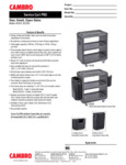 Cambro Small Service Cart Pro Spec Sheet Cambro Small Service Cart Pro Spec Sheet