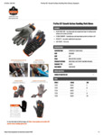 SMOOTH SURFACE HANDLING GLOVES - SPEC SHEET