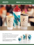 Solo DSP Paper Cold Cups Specsheet