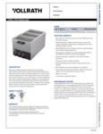 Vollrath 3-Well Rethermalizer Specsheet