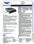Vollrath International Induction Range Spanish Spec Sheet