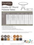TABLE 48" RND  