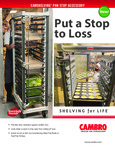 Spec - Camshelving Pan Stop Accessory No Prices Spec - Camshelving Pan Stop Accessory No Prices