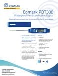 Spec Sheet for Comark PDT300 Waterproof Digital Pocket Probe Thermometer