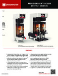 Spec Sheet for Grindmaster PrecisionBrew Vacuum Coffee Shuttle Brewer.pdf Spec Sheet for Grindmaster PrecisionBrew Vacuum Coffee Shuttle Brewer.pdf