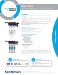 Spec Sheet for Scotsman AquaDefense System Water Filters