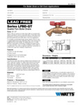 Specification Sheet - LFBD-QT Specification Sheet - LFBD-QT