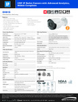 Speco Technologies O5B1G SpecSheet
