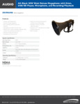 Specotech_783ER390UMB_Deluxe Megaphone SpecSheet Specotech_783ER390UMB_Deluxe Megaphone SpecSheet