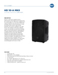SPECSHEET-ENG-HD 10-A MK5 SPECSHEET-ENG-HD 10-A MK5