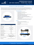 Sealersales FRM-1010 Band Sealer Spec Sheet