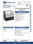 Specsheet for Beverage-Air CDR4HC-1-B Bakery Display Case