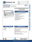 Specsheet for Beverage-Air CDR6HC-1-W Bakery Display Case Specsheet for Beverage-Air CDR6HC-1-W Bakery Display Case