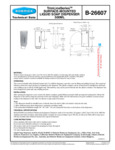 Specsheet for Bobrick B-26607 Soap Dispenser Specsheet for Bobrick B-26607 Soap Dispenser