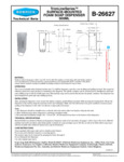 Specsheet for Bobrick B-26627 TrimLineSeries Soap Dispenser