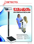 Specsheet for Cardinal Detecto Eye-Level Mechanical Physician Scales