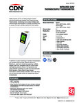 Specsheet for CDN INTP662 ProAccurate Digital Laser Infrared Thermometer