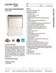 Specsheet for Centerline by Hobart CUH Undercounter Dishwashing Machine Specsheet for Centerline by Hobart CUH Undercounter Dishwashing Machine