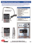 Specsheet for Cooper-Atkins DTT361-01 Cook N Cool Digital Thermometer and Timer Specsheet for Cooper-Atkins DTT361-01 Cook N Cool Digital Thermometer and Timer