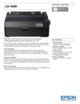 Specsheet for Epson LQ-59001 Dot Matrix Printer