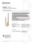 Specsheet for Everpure Pentair Pentek P Series