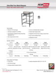 Specsheet for HeatSeal Extra Wide Floro Model Wrapping Machines
