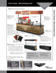 Specsheet for Vollrath 4-Series Merchandising Carts Specsheet for Vollrath 4-Series Merchandising Carts