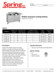 Spring USA ICS Mobile Induction Cooking Stations Spec Sheet