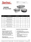 Spring USA_Radiance All Glass Induction Chafer_Spec Sheet Spring USA_Radiance All Glass Induction Chafer_Spec Sheet