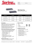Spring_USA_Warming_Tray_Spec_Sheet