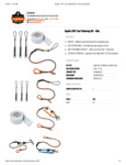 Squids 3181 Tool Tethering Kit - 5lbs Specsheet Squids 3181 Tool Tethering Kit - 5lbs Specsheet