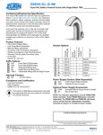 Zurn Z6950-XL-IM-S spec sheet Zurn Z6950-XL-IM-S spec sheet