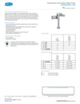 VALVE FLUSH SENSOR ECPOSED spec sheet