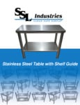 SSL Table Guide - With Shelf - Non NSF