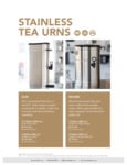Stainless Tea Urns_2025_Sell Sheet