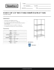Steelton Metal Products 465C2436KE4 Specsheet