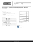 Steelton Metal Products 465C2460KE5 Specsheet
