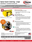 Sterno 22372038 Catering Bag Specsheet Sterno 22372038 Catering Bag Specsheet