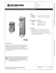 Stoelting Frozen Beverage Machine Spec Sheet