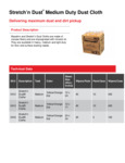 Stretch’n Dust® Medium Duty Dust Cloth_spec