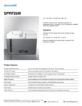 Summit SPRF26M Spec Sheet Summit SPRF26M Spec Sheet