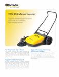 Tornado 96190 31" 9 Gallon Manual Push Sweeper spec sheet Tornado 96190 31" 9 Gallon Manual Push Sweeper spec sheet