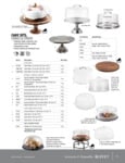 TableCraft Cake Sets, Stands & Covers Spec Sheet