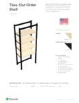 TakeOut_Order_Shelf Specs