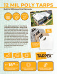 Tarpex 12 Mil Tarp Spec Sheet