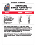 Lucas Oil DOT 3 Brake Fluid Specs Lucas Oil DOT 3 Brake Fluid Specs