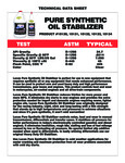 lucas Oil Pure Synethetic Oil Stabilizer Specs