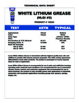 Lucas Oil White Lithium Grease Specs