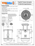 Thermaco Trapzilla99 TZ-525-ECA SpecSheet Thermaco Trapzilla99 TZ-525-ECA SpecSheet