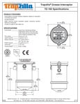 Thermaco Trapzilla Tz-160 Spec Sheet Thermaco Trapzilla Tz-160 Spec Sheet